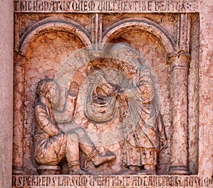 Christ Performing Works of Mercy