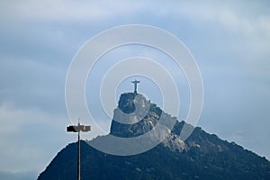 Christ the Redeemer, the Art Deco statue of Jesus Christ on Corcovado Mountain in Rio de Janeiro, Brazil