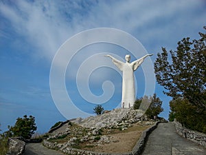 Christ the Redeemer of Maratea. Basilicata. italy