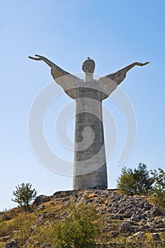 Christ the Redeemer of Maratea. Basilicata. italy.