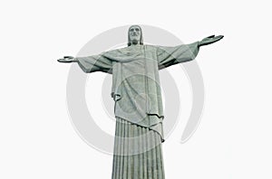 Christ the Redeemer, One of the New 7 Wonders of the World, Statue at the Peak of Corcovado Mountain, Rio de Janeiro, Brazil