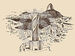 Christ the Redeemer Rio de Janeiro city, Brazil