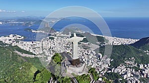 Christ The Redeemer Rio In Downtown Rio De Janeiro Brazil.