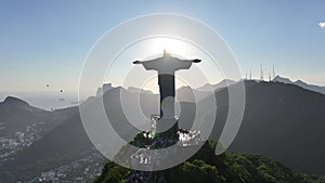 Christ The Redeemer Rio In Downtown Rio De Janeiro Brazil.