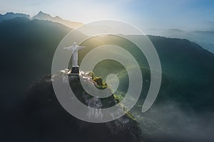 Christ the Redeemer Statue on top of Corcovado Mountain - Rio de Janeiro, Brazil