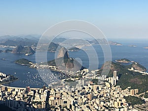 View PÃÂ£o de AÃÂ§ÃÂºcar Rio de Janeiro Cristo redentor photo