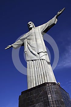 Christ the Reedemer with a working man