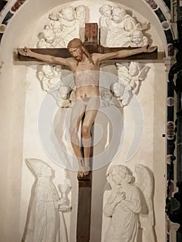 Christ in Santa maria dei servi church-padua-veneto-italy photo