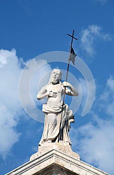 Christ statue in perast, Montenegro