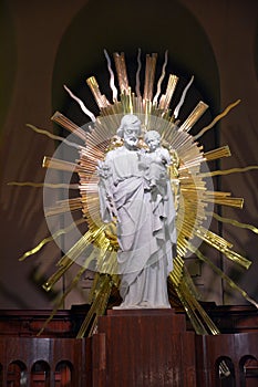 Christ statue of Saint Joseph Oratory of Mount Royal Crypt