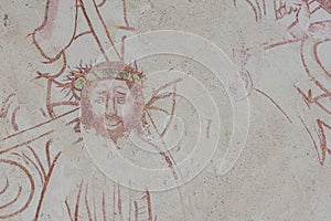 Christ wearing the crown of thorns