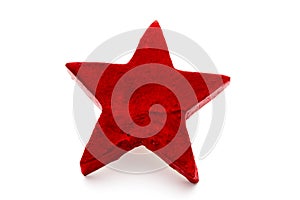 Christams decor on the white background.