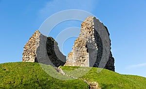 Christchurch castle ruins Dorset England UK of Norman origin