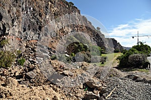 Christchurch Earthquake - Sumner Cliffs Collapse
