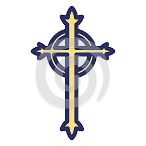 Christendom Isolated Vector Icon which can easily modify or edit