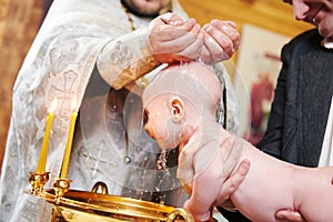 Christening religious sacrament