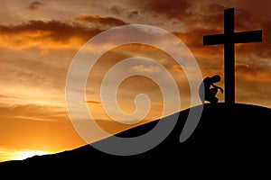 Christian background - Confession photo