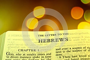 Christian Book Open book Holybile Book Index The letter to the hebrews for background and inspiration