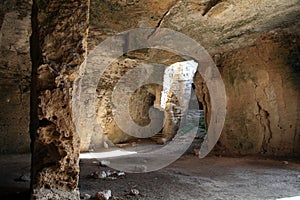 Christian Catacombs, Paphos, Cyprus photo