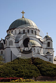 Christian cathedral Saint Sava