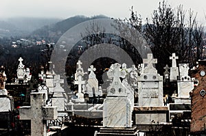 Christian cemetery, Romania