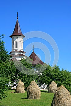 Christian church in Bucovina country photo