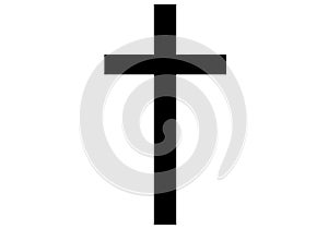 Christian Cross icon vector