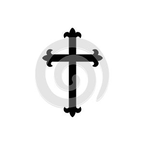 Christian cross isolated - PNG photo