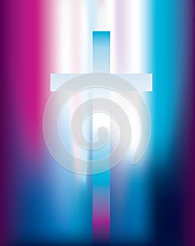 Christian cross light