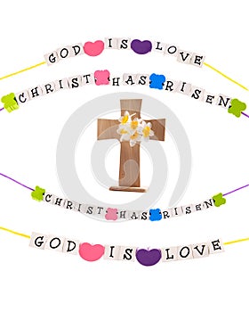 Christian Cross and Messages