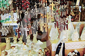 Christian crosses as religious souvenirs