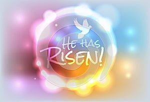 Christian Easter Risen Illustration