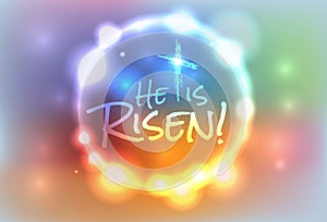 Christian Easter Risen Illustration
