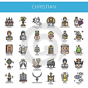 Christian Elements , Pixel Perfect Icons