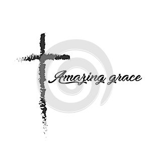 Christian faith, Amazing Grace text design