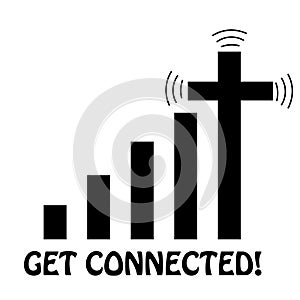 Christian faith, logo design, Get connected photo