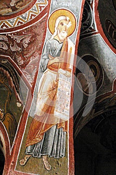 Christian frescoes in Cappadocia