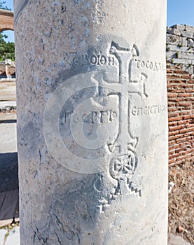 Christian Iconography at Selcuk in Turkey