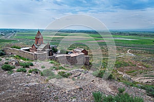 Christian monastery of Khor Virap in Armenia