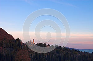 Christian monastery New Athos in Abkhazia