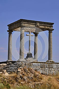 Christian monument Four Posts, Avila, Spain