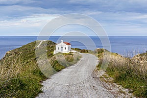 Christian, Orthodox church close-up Andros Island, Greece, Cyclades