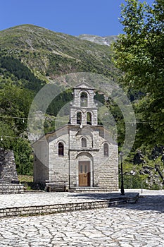 Christian, Orthodox church close-up Tzoumerka, Epirus, Greece