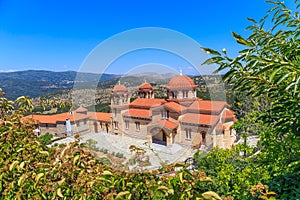 Christian orthodox monastery in Malevi, Peloponnese, Greece