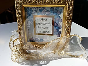 Christian picture frame