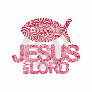 Christian print. Jesus - my Lord.