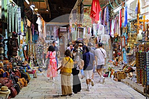 Christian Quarter market in Jerusalem