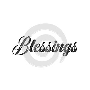 Christian Quote for print - Blessings