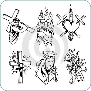 Christian Religion - vector illustration.