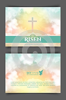 Christian religious design for Easter celebration.